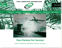 Tablet Screenshot of logisticsconnection.com